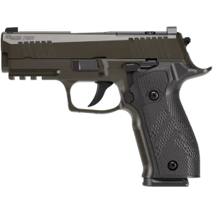 Sig Sauer P226 XCarry Legion 9mm pistol in Legion Gray Cerakote with G10 grips and 3.8 inch barrel