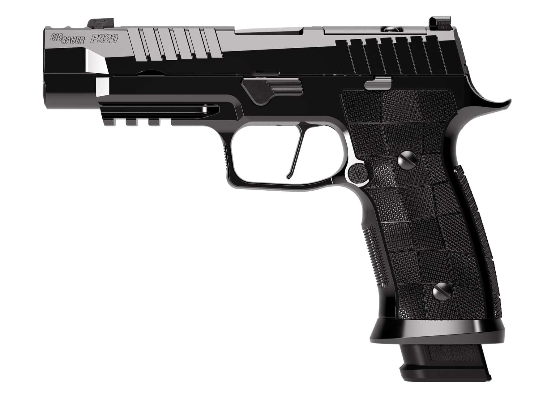 Sig Sauer P320 SXG Reserve 9mm pistol with three 21-round magazines