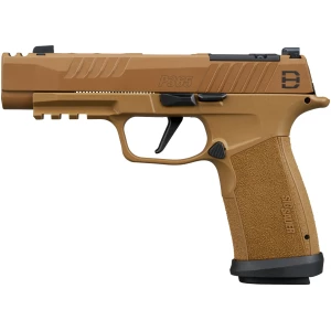 SIG Sauer P365 DH3 9mm 3.7 inch Coyote Cerakote pistol with 2x21rd and 1x17rd magazines