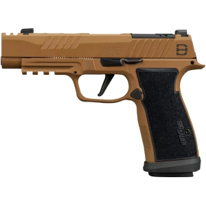 SIG Sauer P365 AXG DH3 9mm 3.7-inch coyote Cerakote pistol with AXG grip and XRay3 sights