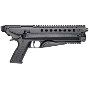 Kel-Tec P50 5.7x28mm pistol in black with Picatinny rail and 50-round magazine