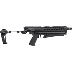Kel-Tec P50 Defender 5.7x28mm pistol, 9.6 in threaded barrel, Strike Industries brace