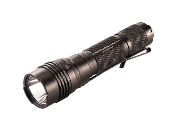 Streamlight ProTac HL-X 1000 lumen black flashlight with pocket clip and holster