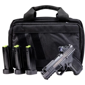 Rost Martin RM1C 9mm compact pistol bundle with Viridian RFX11 green dot and magazines