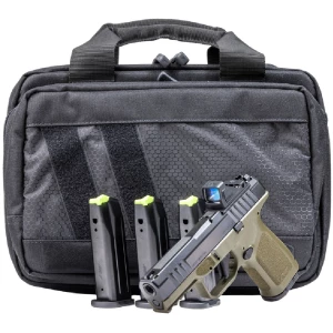 Rost Martin RM1C 9mm 4 inch barrel 15+1 compact pistol bundle with Viridian RFX11 sight