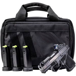 Rost Martin RM1S Comp 9mm optic-ready pistol bundle with Viridian RFX11 reflex sight