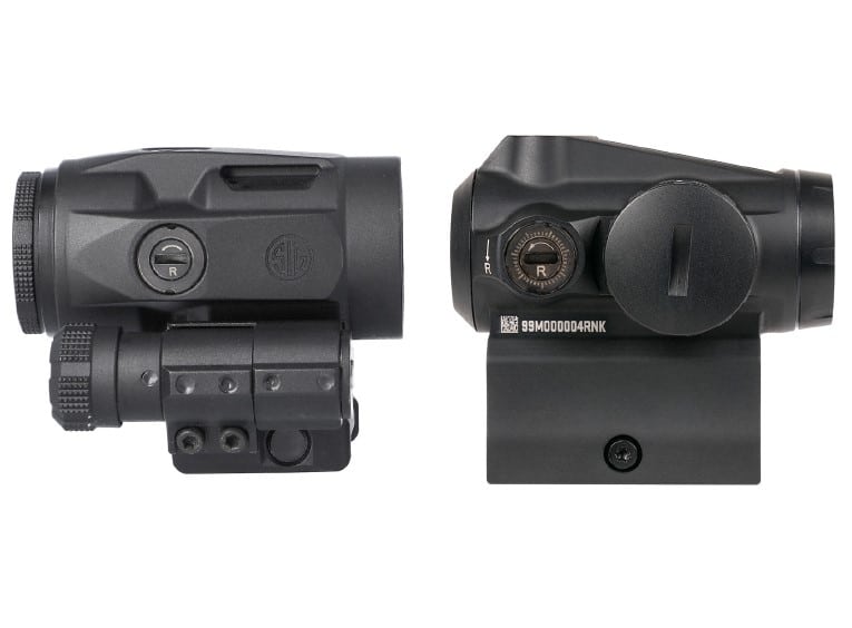 Sig Sauer Romeo-MSR Gen II red dot and Juliet3-Micro 3x magnifier combo in black