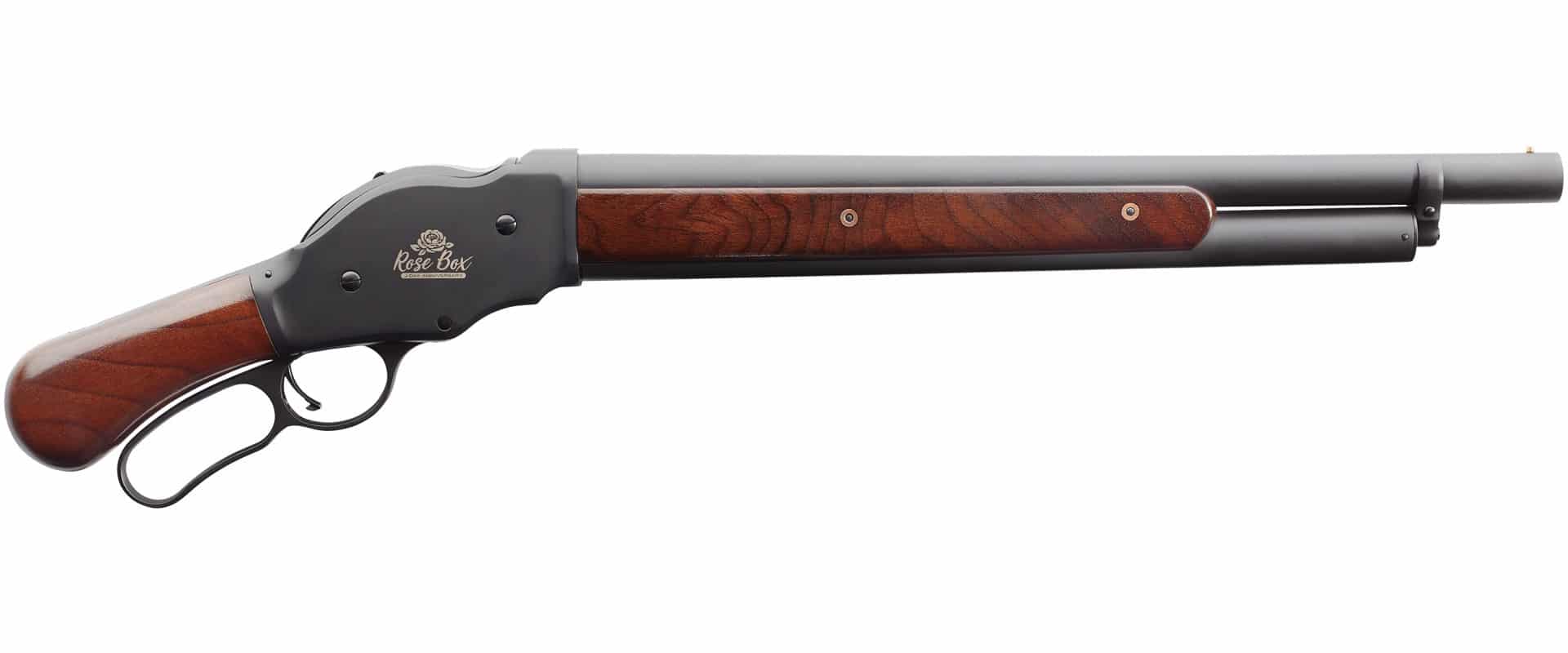 Chiappa 1887 Rosebox Bootleg 12 GA 18.5 in blued finish walnut pistol grip