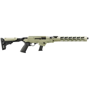 Ruger PC Carbine 9mm Desert Verde Cerakote 16.12in fluted threaded barrel 17rd