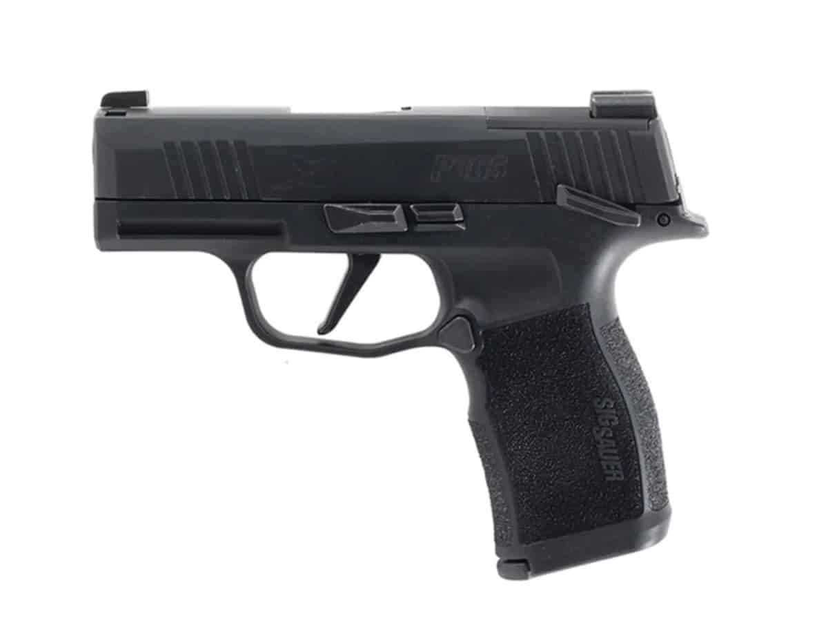 Sig Sauer P365X 9mm 3.1 inch optic-ready pistol with XSeries grip and two 12-round magazines