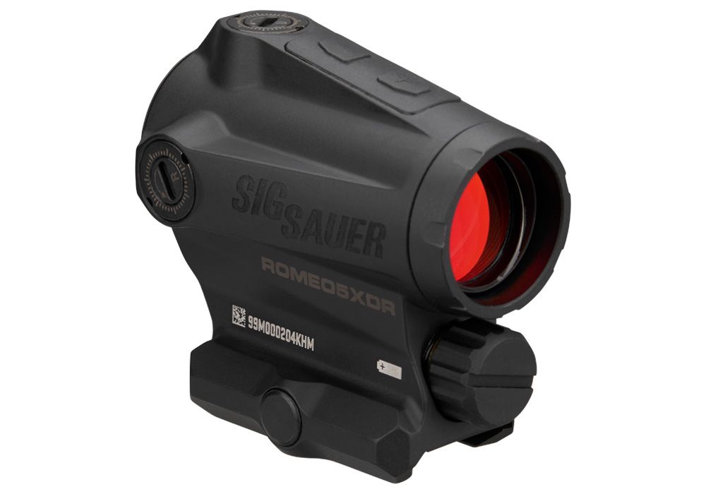 Sig Sauer ROMEO5XDR Gen II 1x20mm red dot sight, 2 MOA dot with 65 MOA circle, black