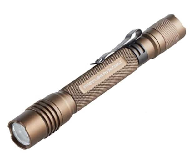 Streamlight ProTac 2AA-X USB flashlight 550 lumens coyote tan