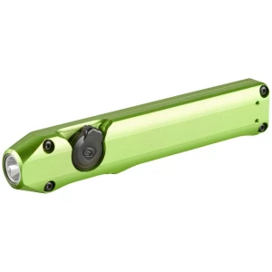 Streamlight Wedge rechargeable EDC flashlight lime green with pocket clip and USB-C charging cable