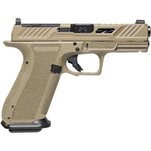 Shadow Systems XR920 Elite 9mm pistol Flat Dark Earth frame black nitride slide optic-ready