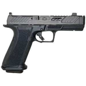 Shadow Systems XR920P Elite 9mm compensated pistol, black, DLC slide, tritium sights