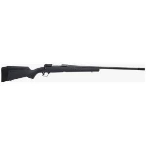 Savage 110 Long Range Hunter 7mm Rem Mag 26" rifle with gray synthetic AccuStock and matte black threaded barrel