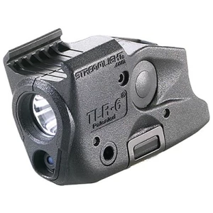 Streamlight TLR-6 weapon light with integrated red laser for Taurus GX4 in black