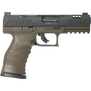 Walther WMP .22 WMR pistol OD Green polymer frame black optics-ready slide