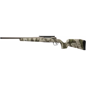 Savage Axis 2 Pro Compact left-hand .350 Legend 18in rifle in Gun Metal Bronze Cerakote with Woodland camo stock